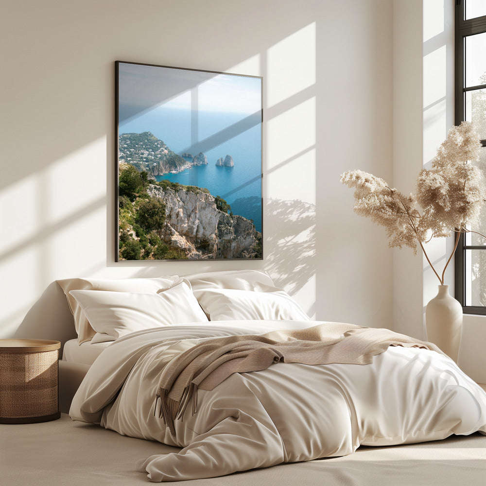 Coast of Capri Italy | Poster