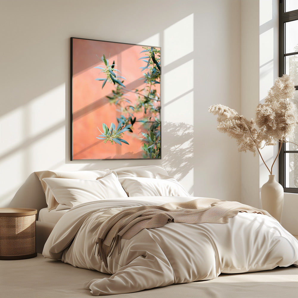 Green and coral | Poster