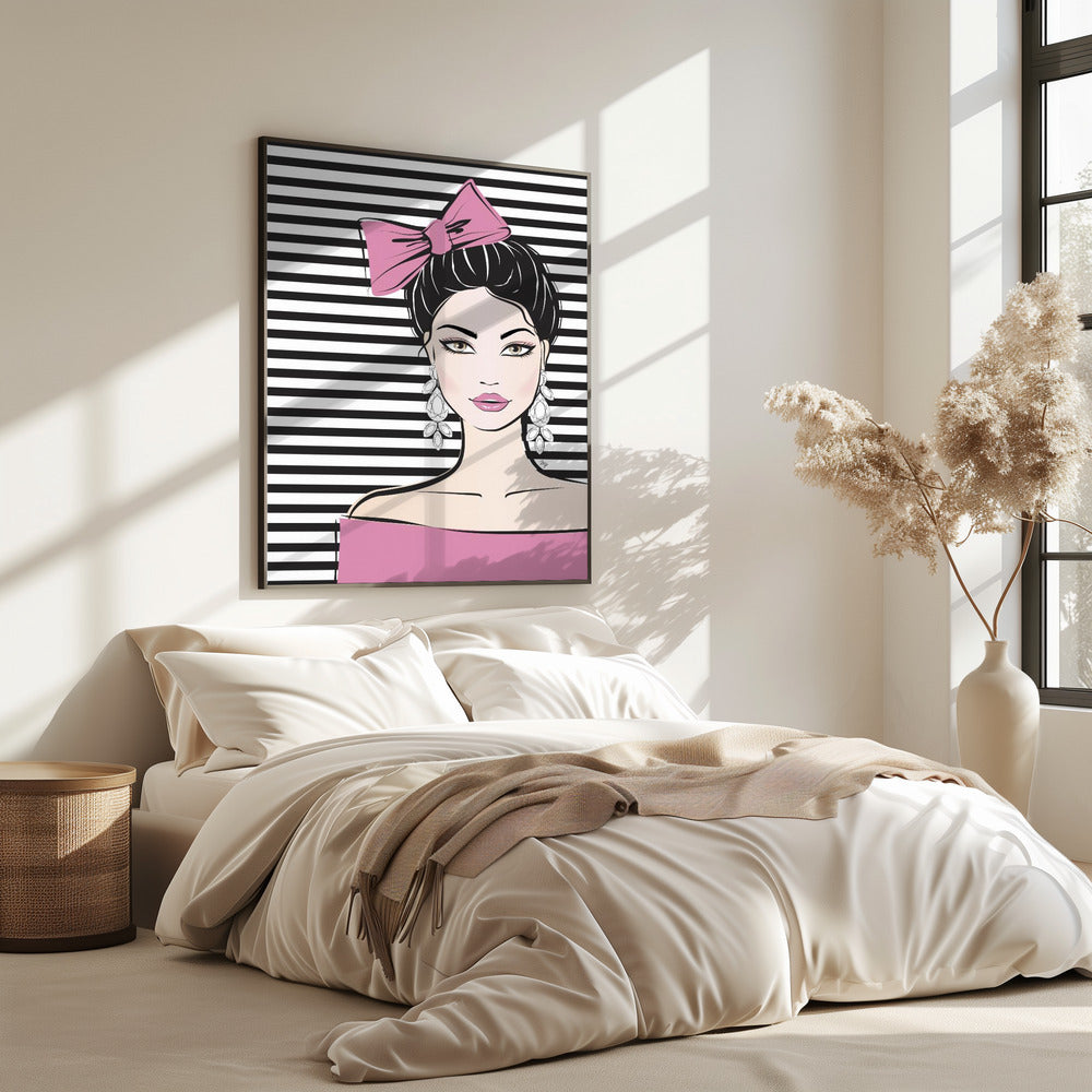 Striped Elegance | Poster