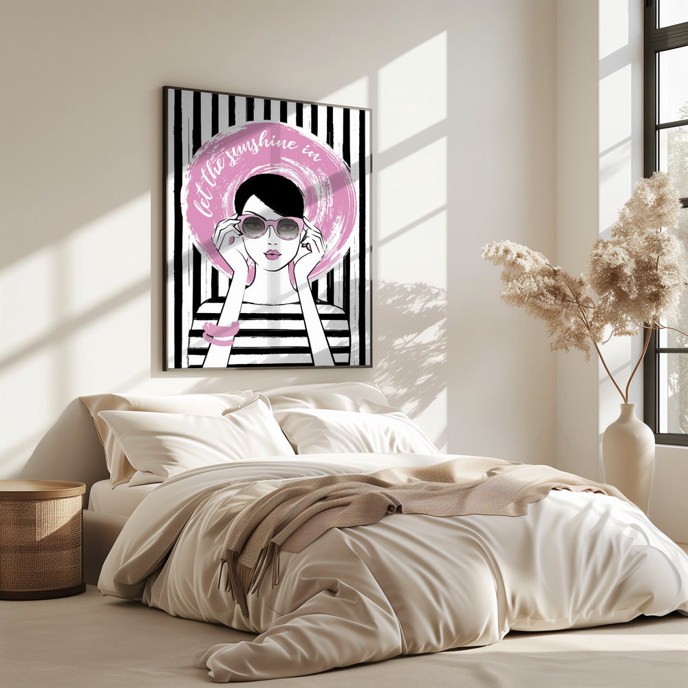 Pink Sunglasses Vibe | Poster
