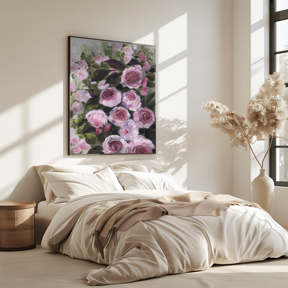 Aurorie painterly roses | Poster