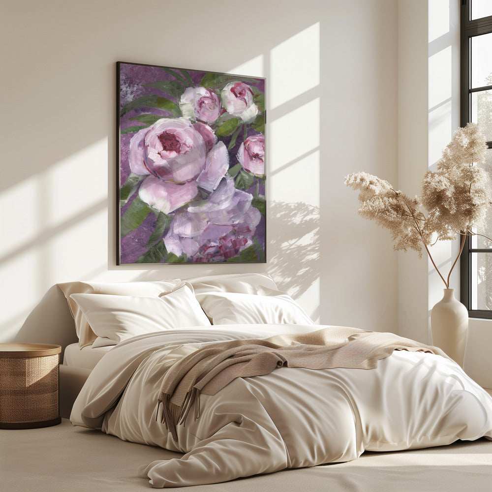 Rylee painterly roses | Poster