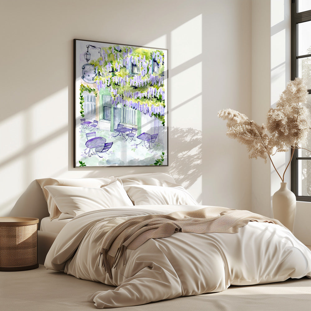 Naive Paris cafe | Poster