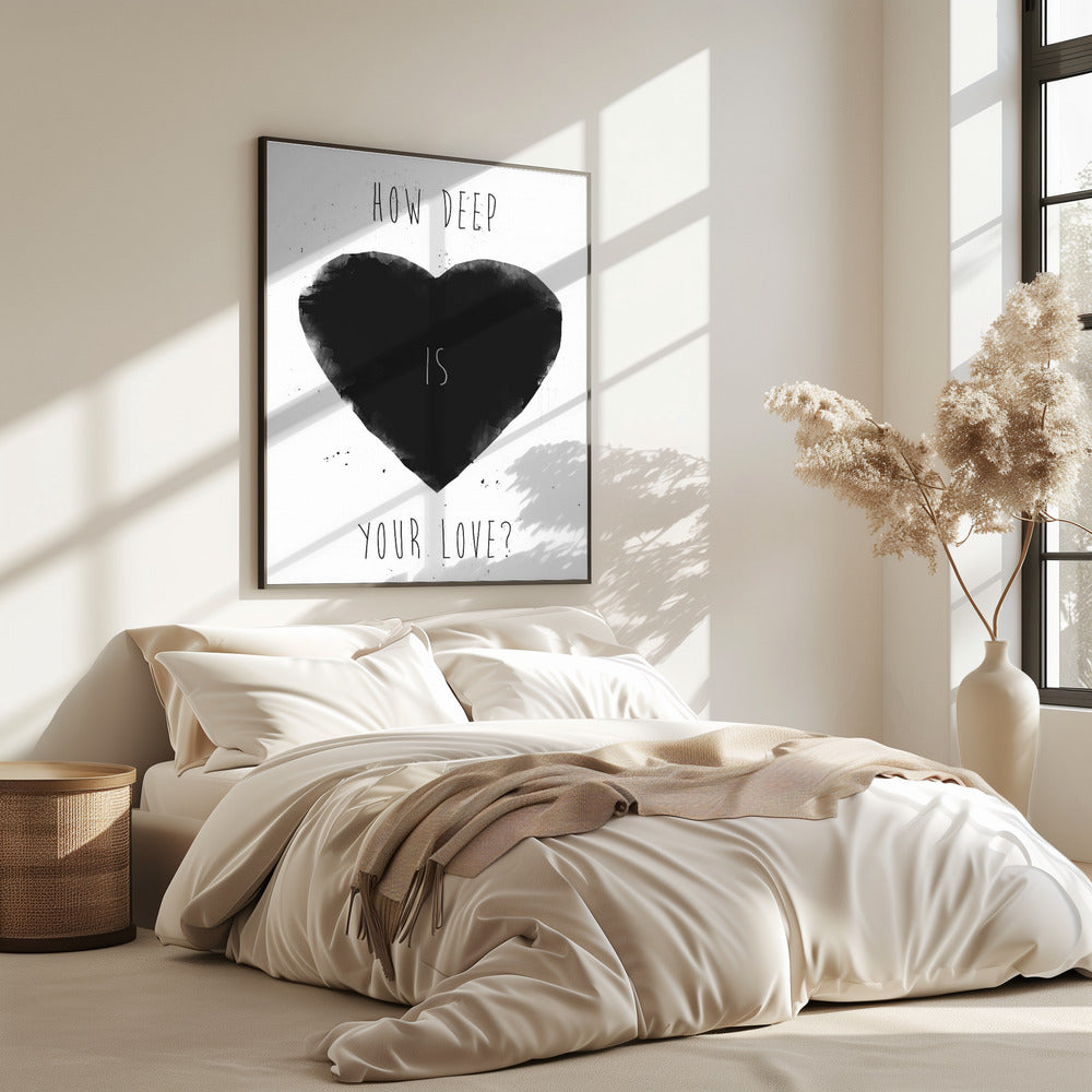 How deep is your love | Poster