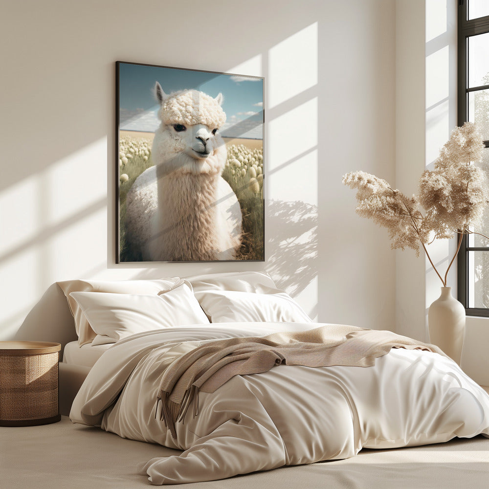 Llama in Bloom | Poster