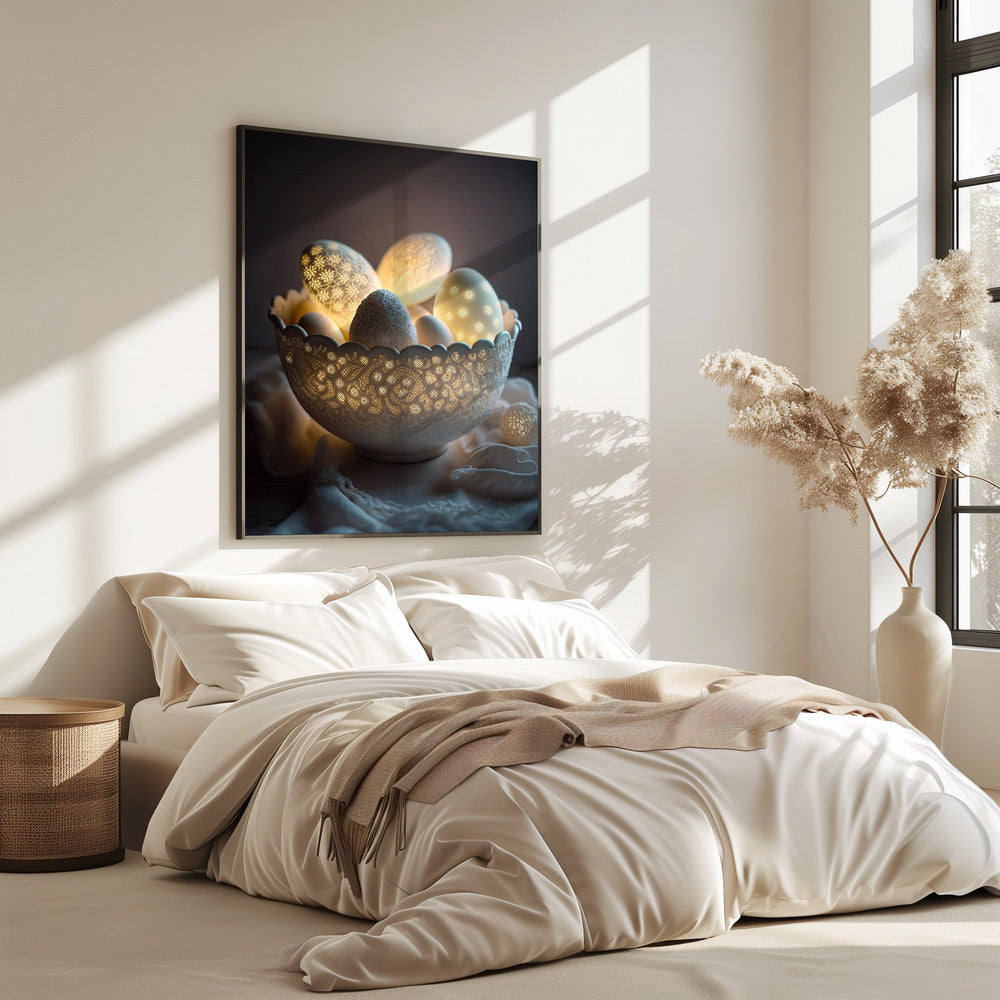 Radiant Egg Elegance | Poster