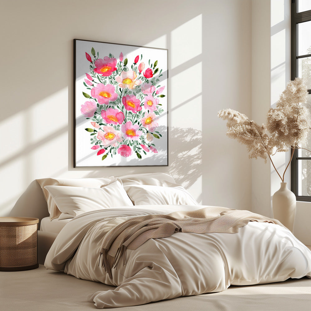 Winterlynn bouquet in pink | Poster
