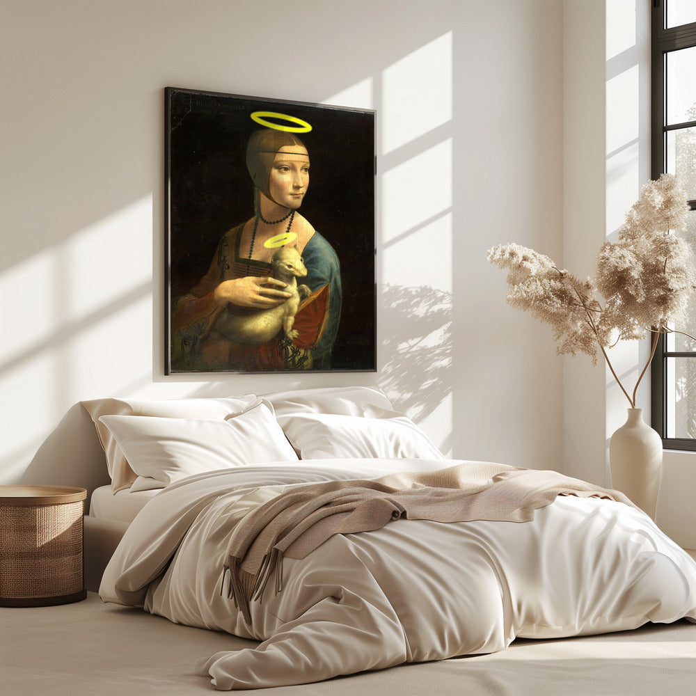 Lady with a halo | Poster