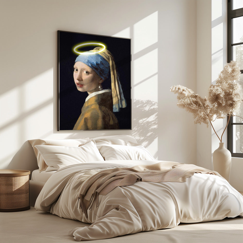 Girl With A Halo | Poster