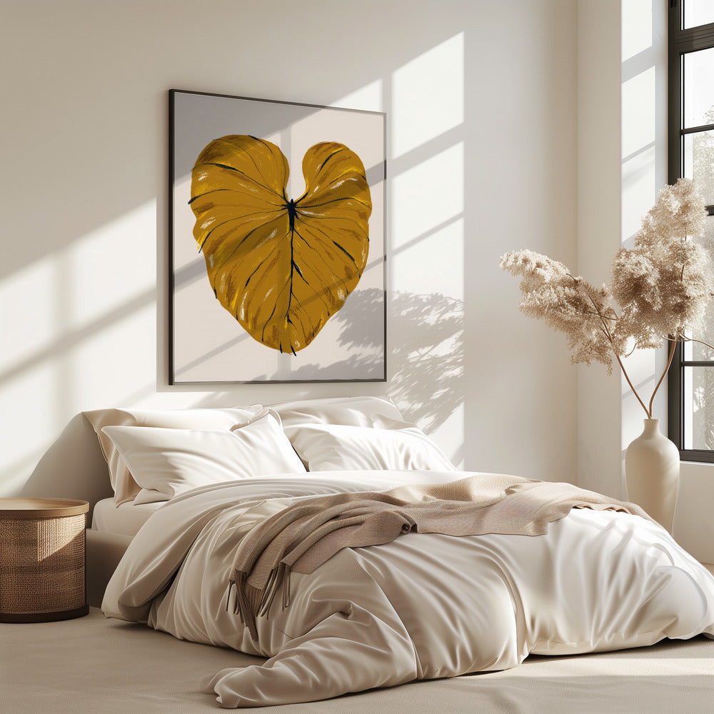 Philodendron Gloriosum Mustard | Poster