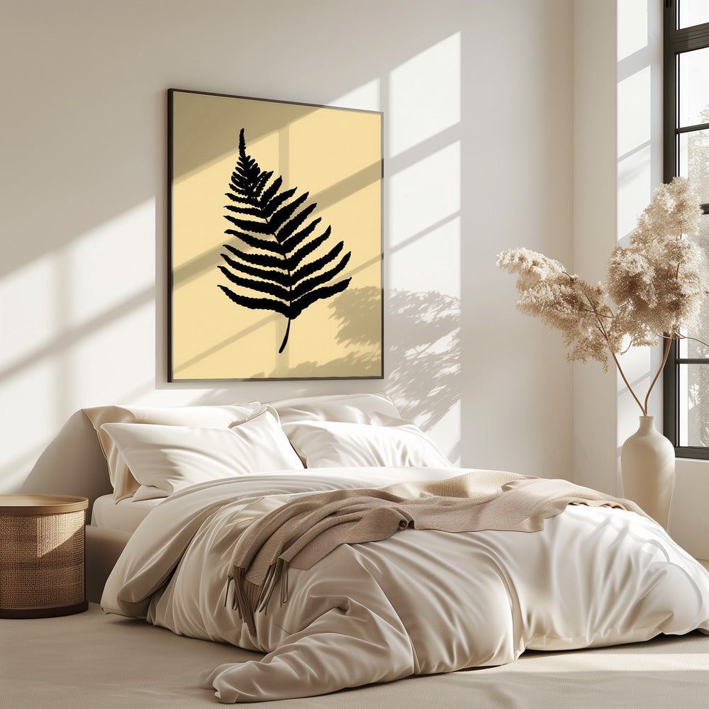 Fern 02 Yellow | Poster