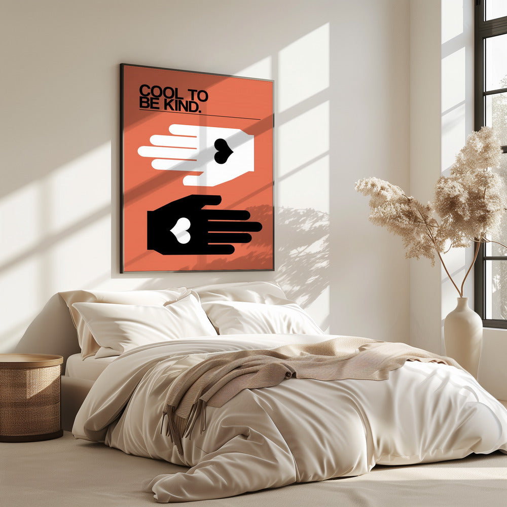 Cool To Be Kind Salmon | Poster