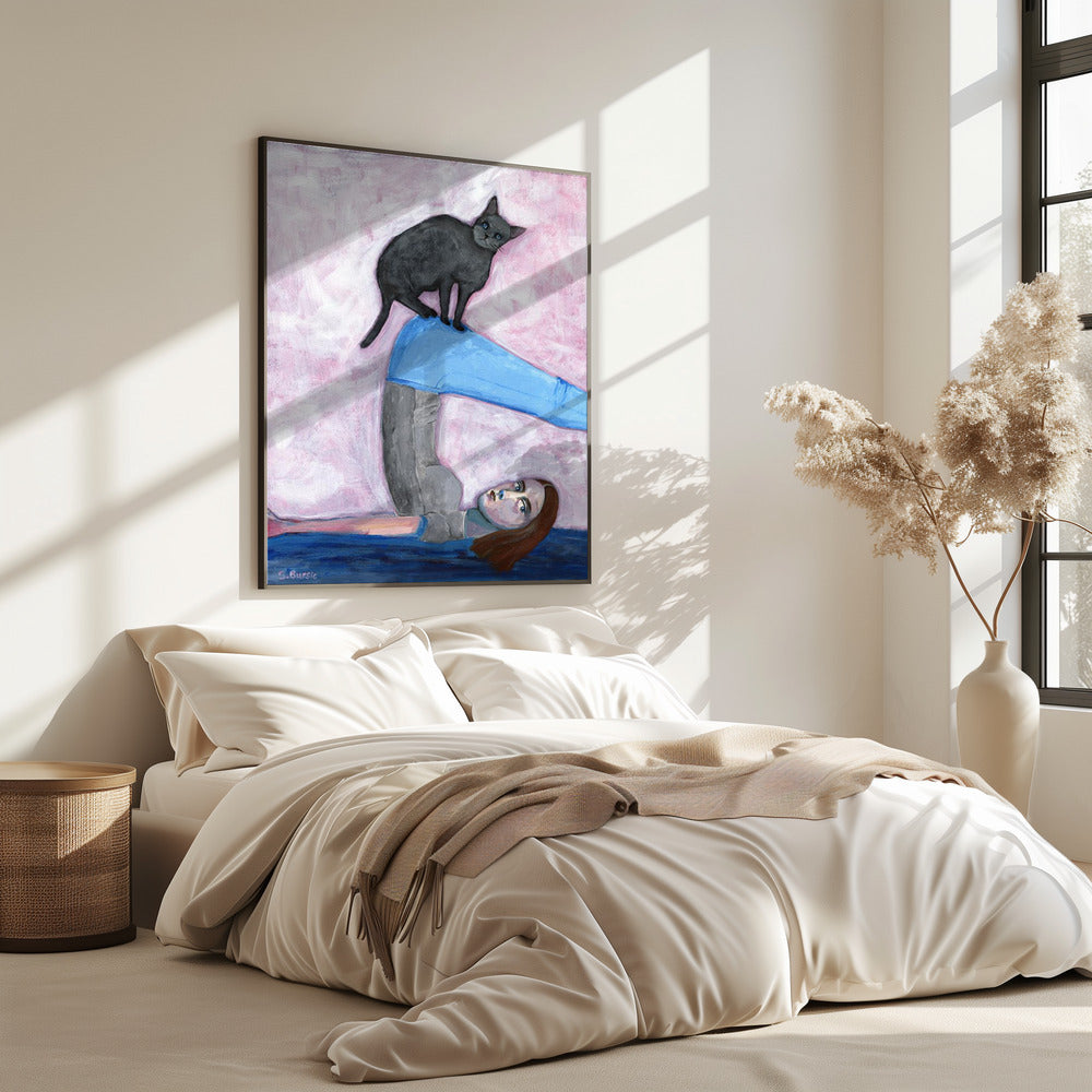 Yoga with my Cat | Poster