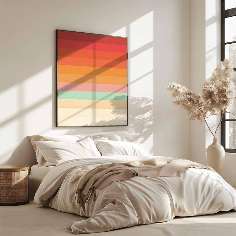 Rainbow Chevrons | Poster