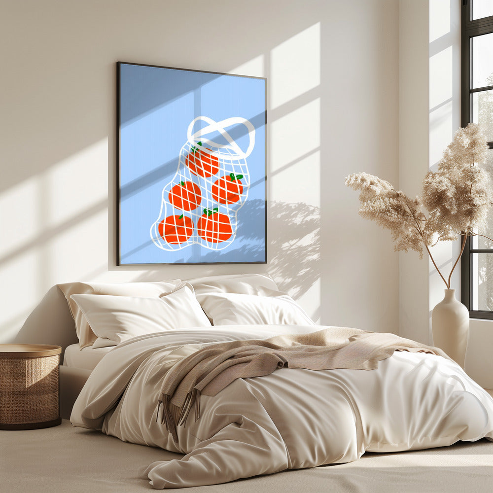 Tomatoes in Mesh | Poster