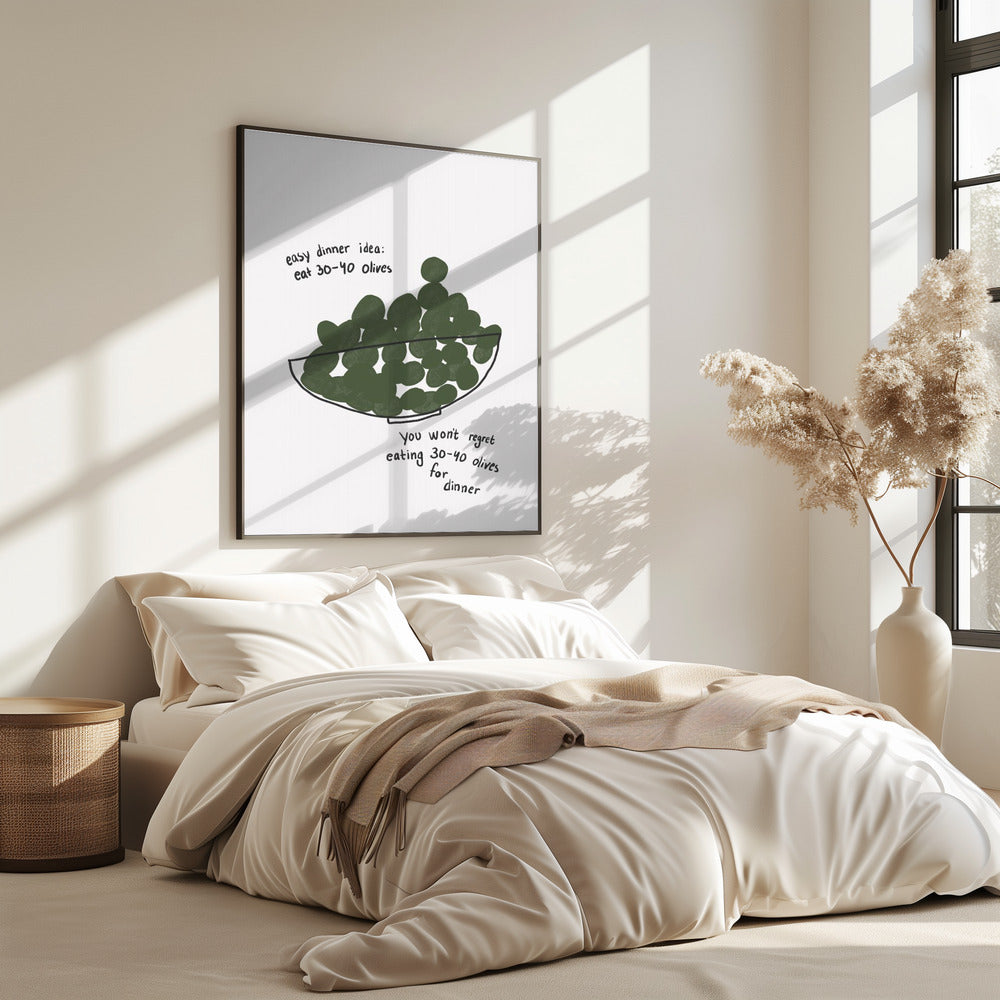 Olive Dinner Delight | Poster