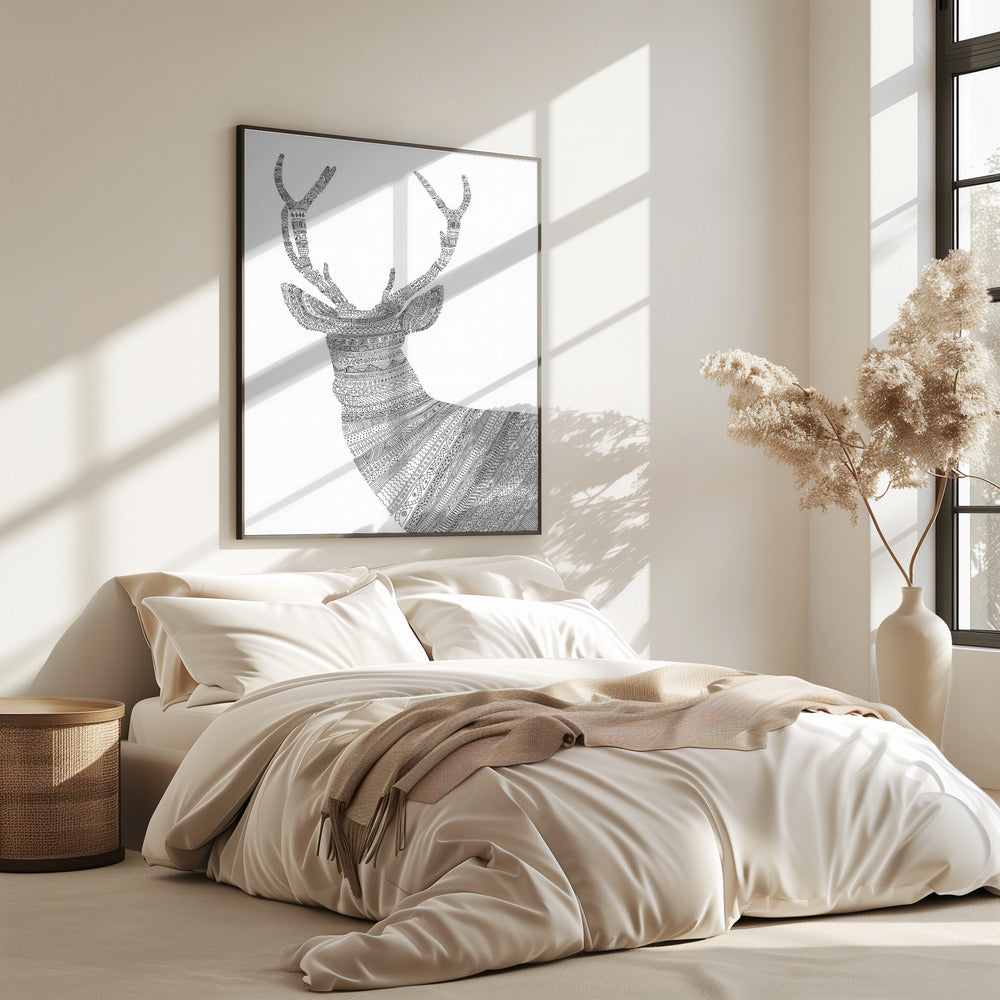 Stag White | Poster