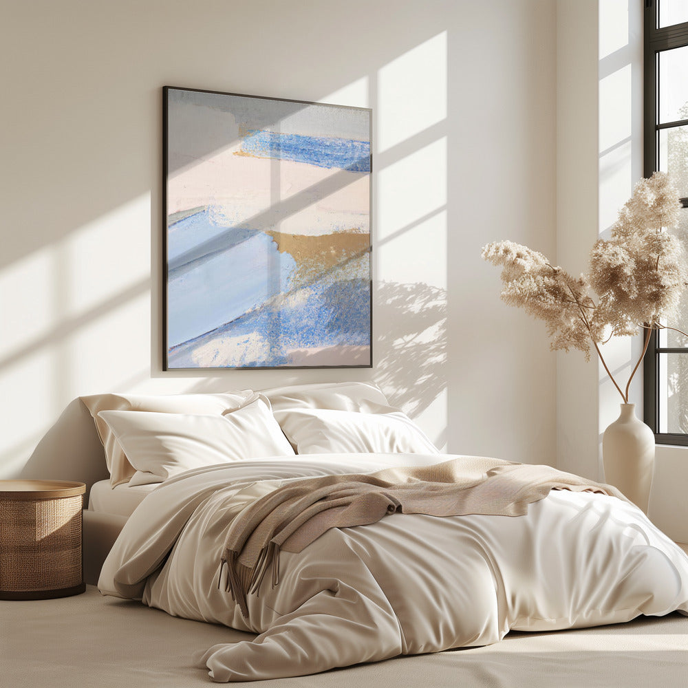 Brush Strokes Abstract Painting | Poster