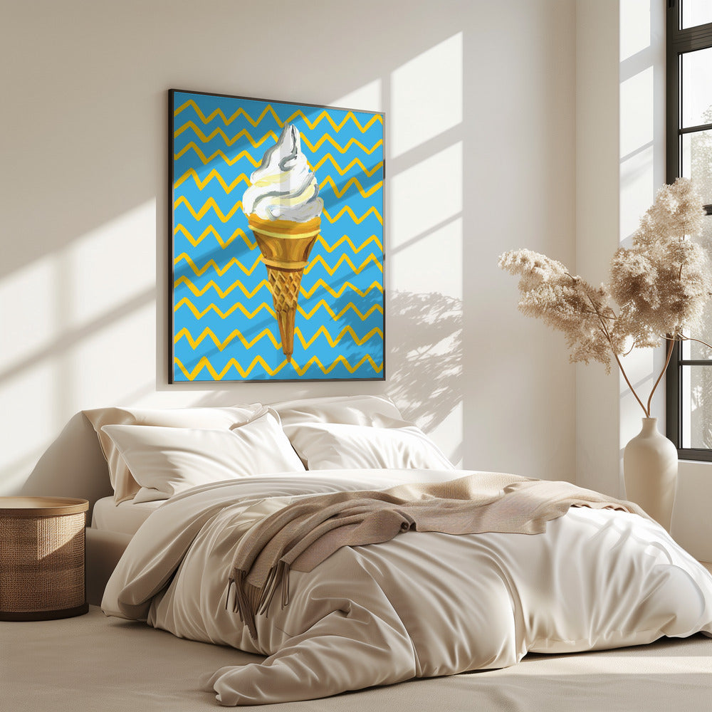 Ice Cream Blue | Poster