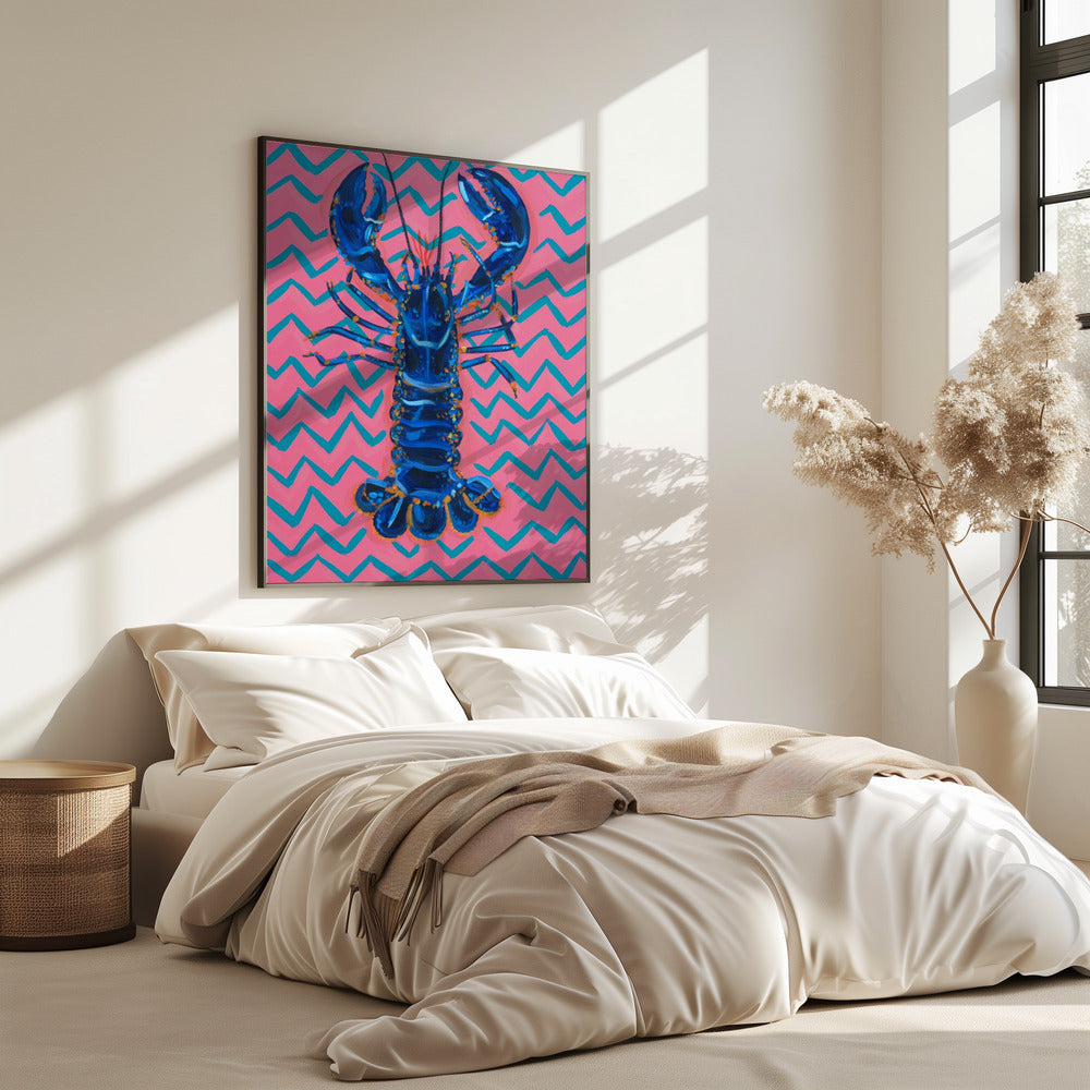 Lobster On Zigzag | Poster