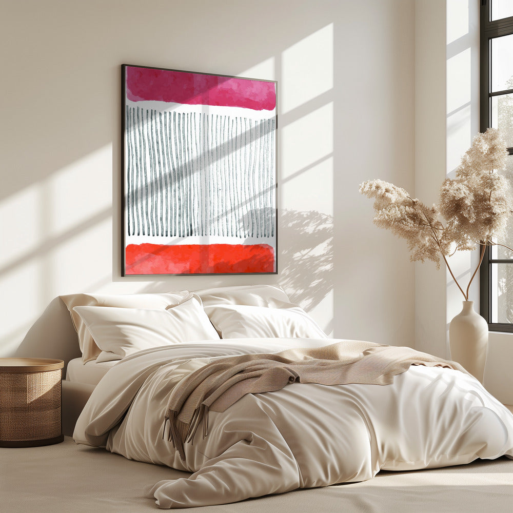 Watercolor Lines Series #4 | Poster