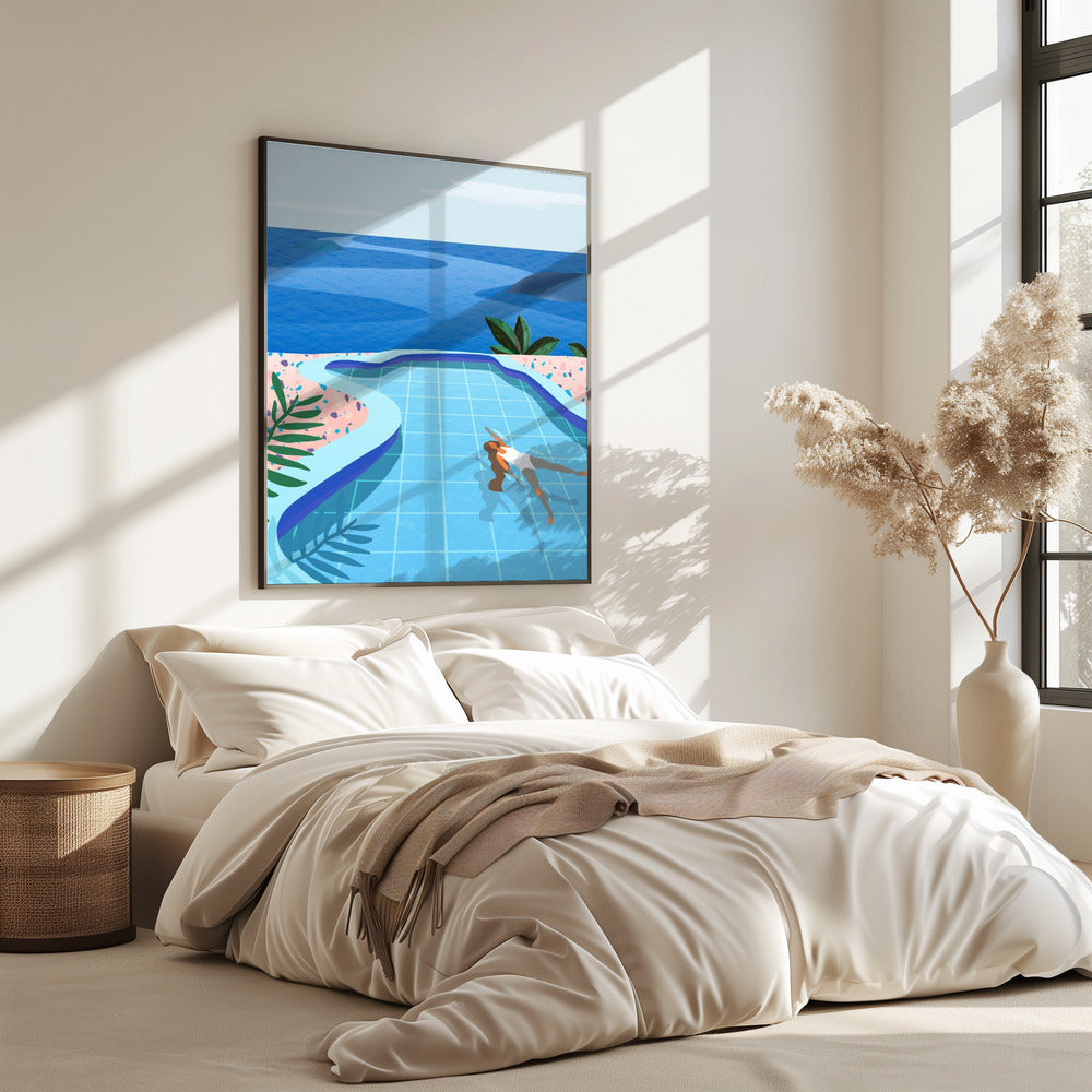 Girl in Pool | Poster