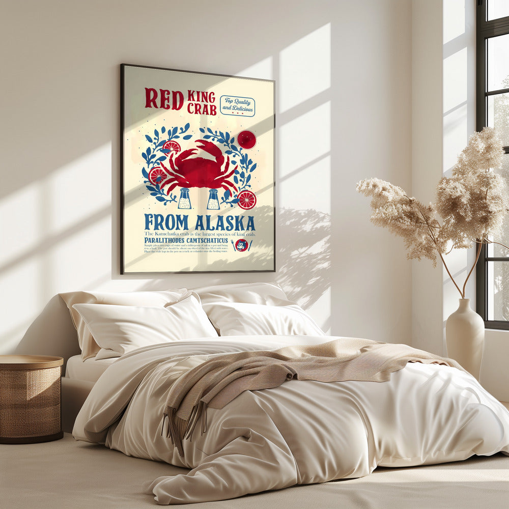 Crab kitchen print | Poster