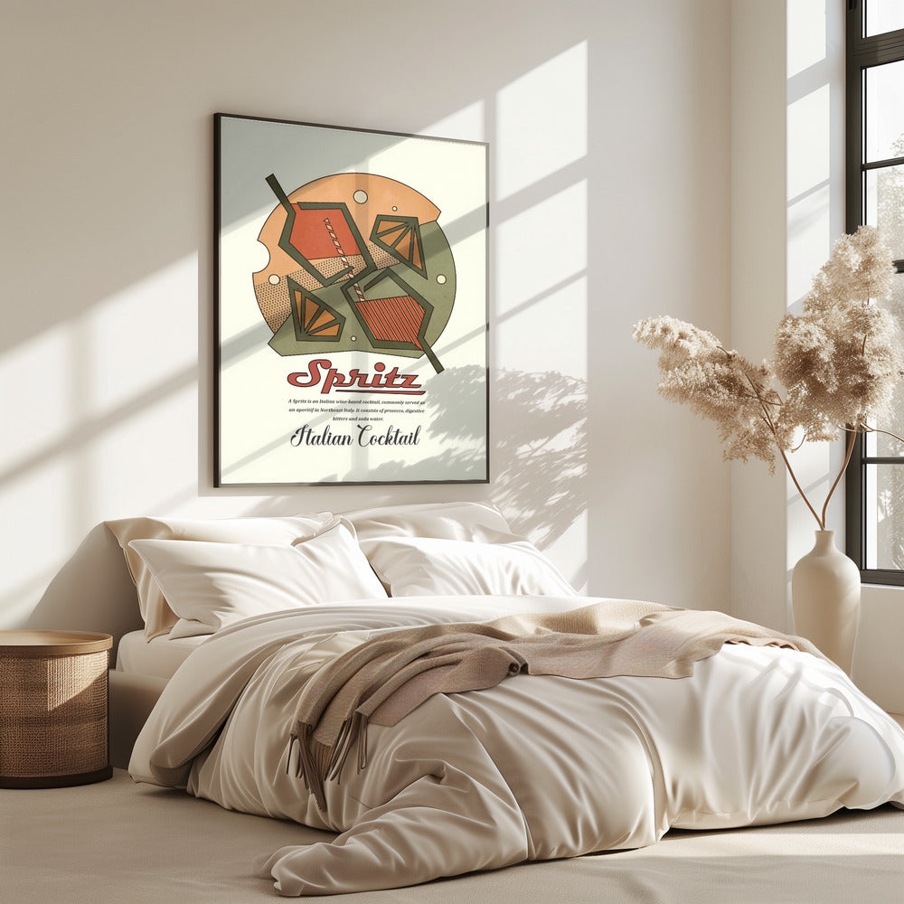 Geometrical spritz print | Poster