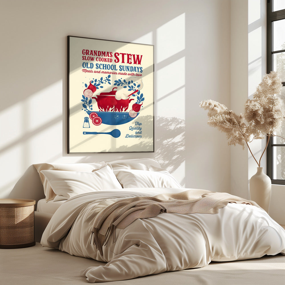 Grandmas Stew kitchen print | Poster