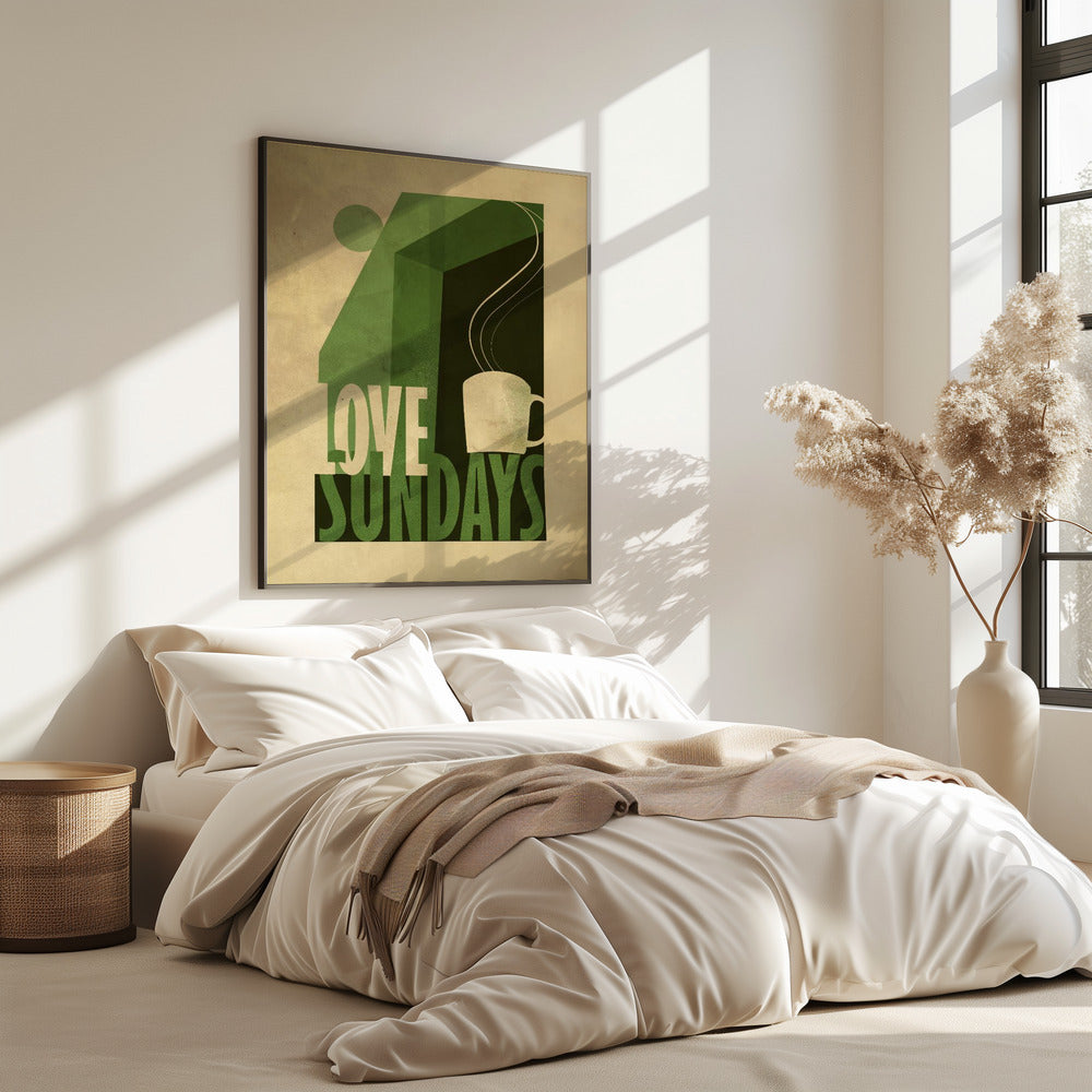 Love Sunday print | Poster