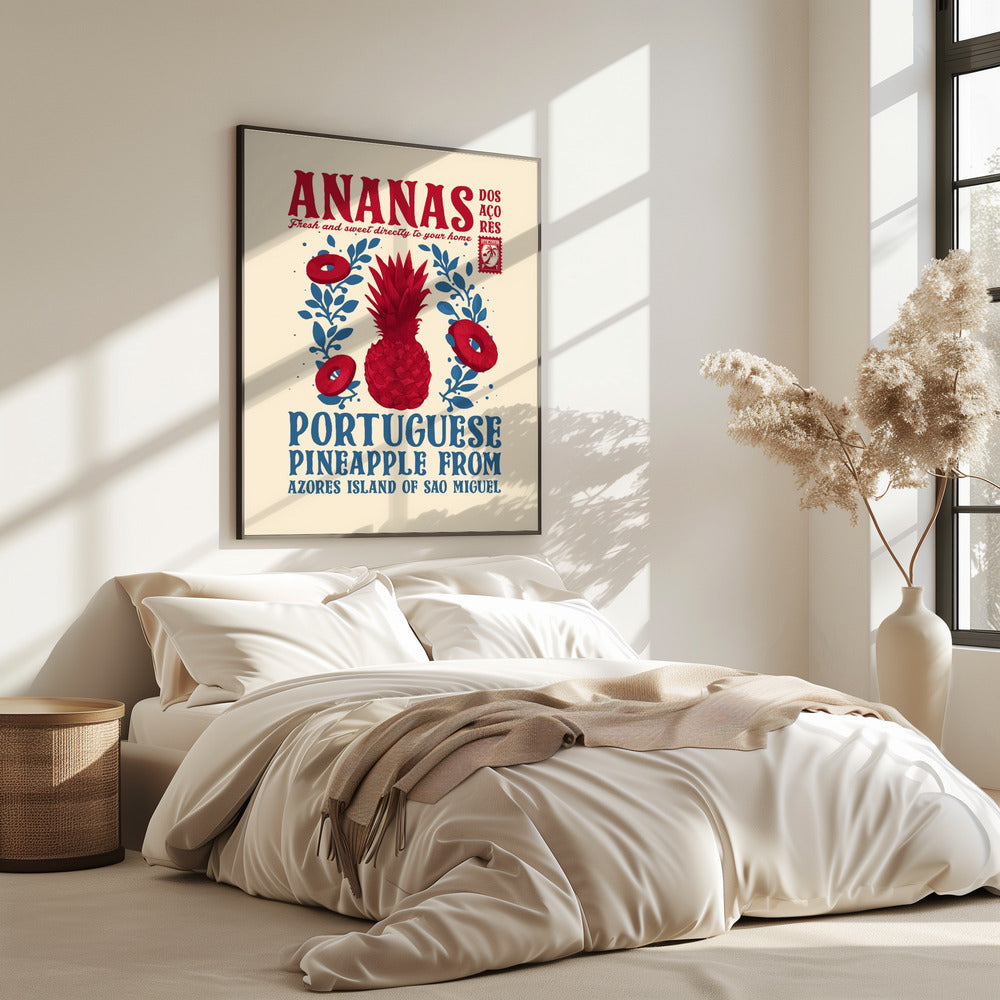 Pineapple kitchen print | Poster