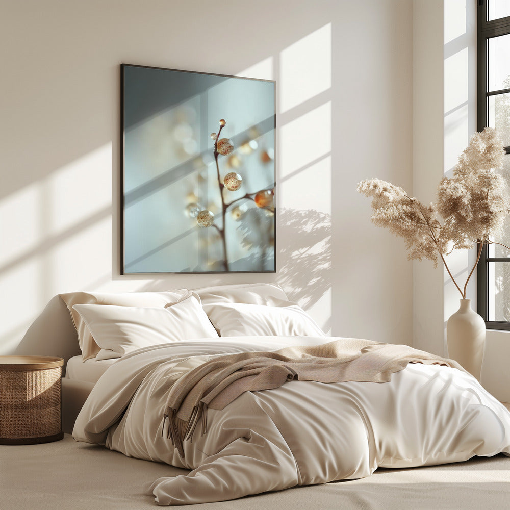 Glowing Dew Drops | Poster