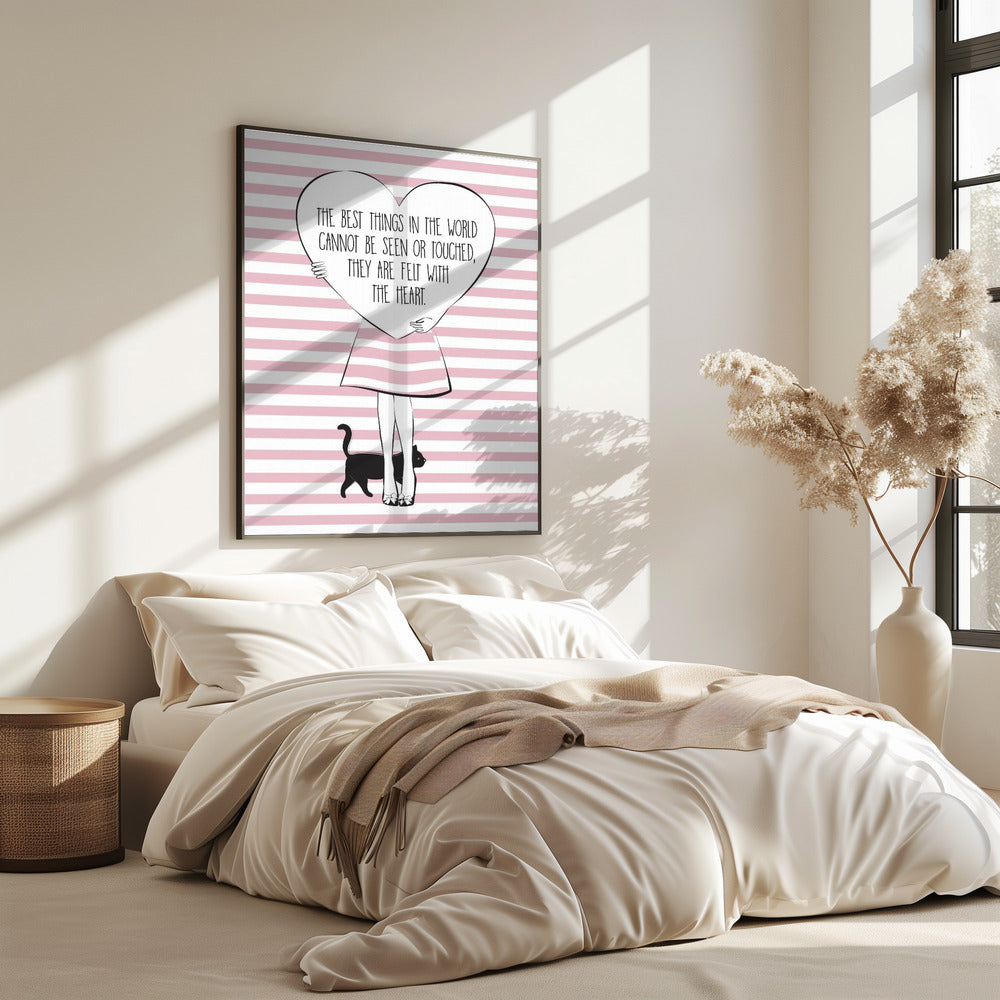 Heartfelt Stripes | Poster