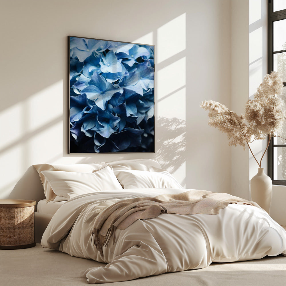 Pretty Sight Blue Hydrangea | Poster