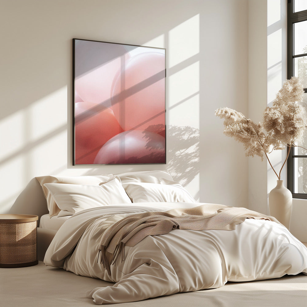 Soft Pink Balloons | Poster