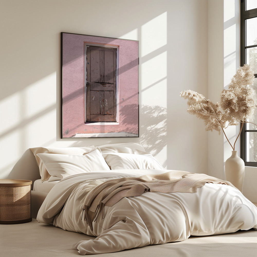 Weathered Pink Door | Poster