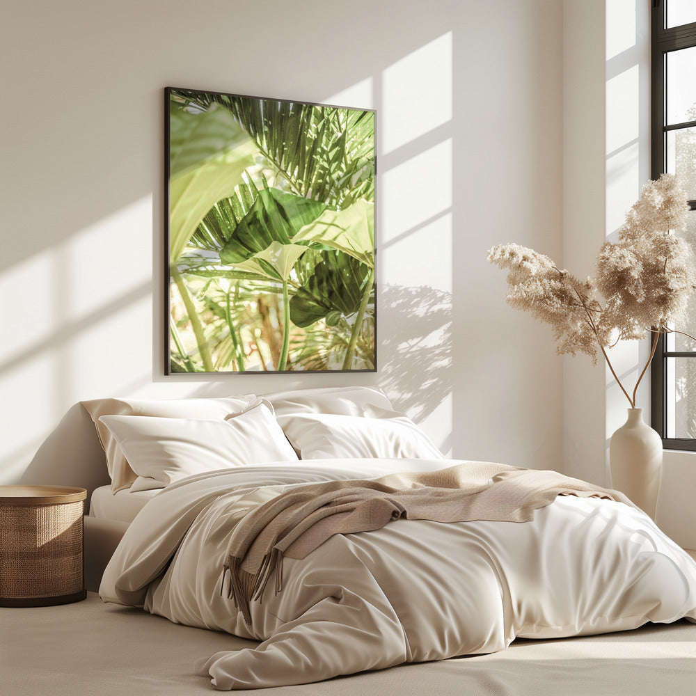 Sunlit Jungle Greens | Poster