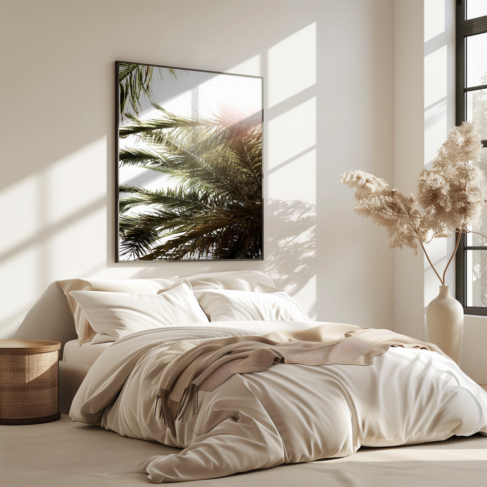 Sunlit Palm Glow | Poster