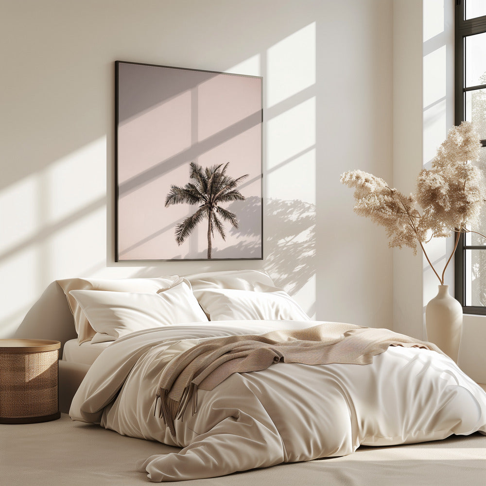 Pink Palm Serenity | Poster
