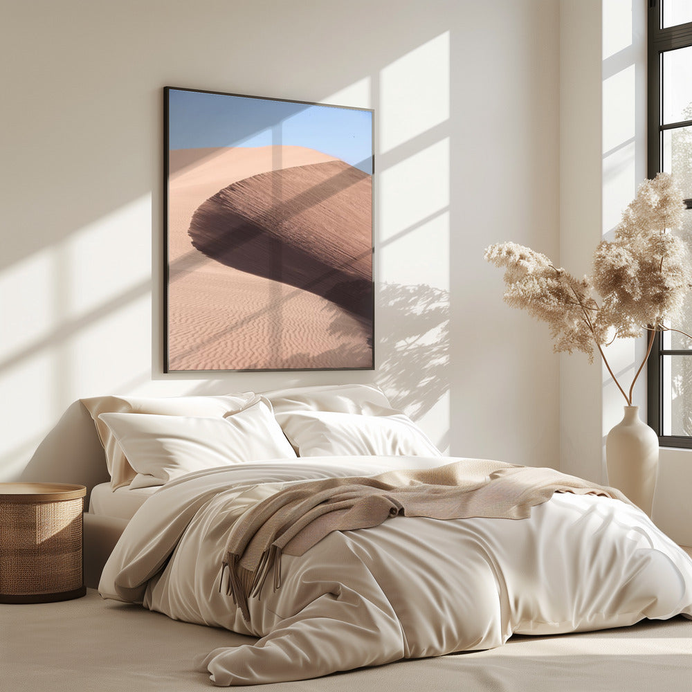 Desert&#039;s Graceful Curve | Poster