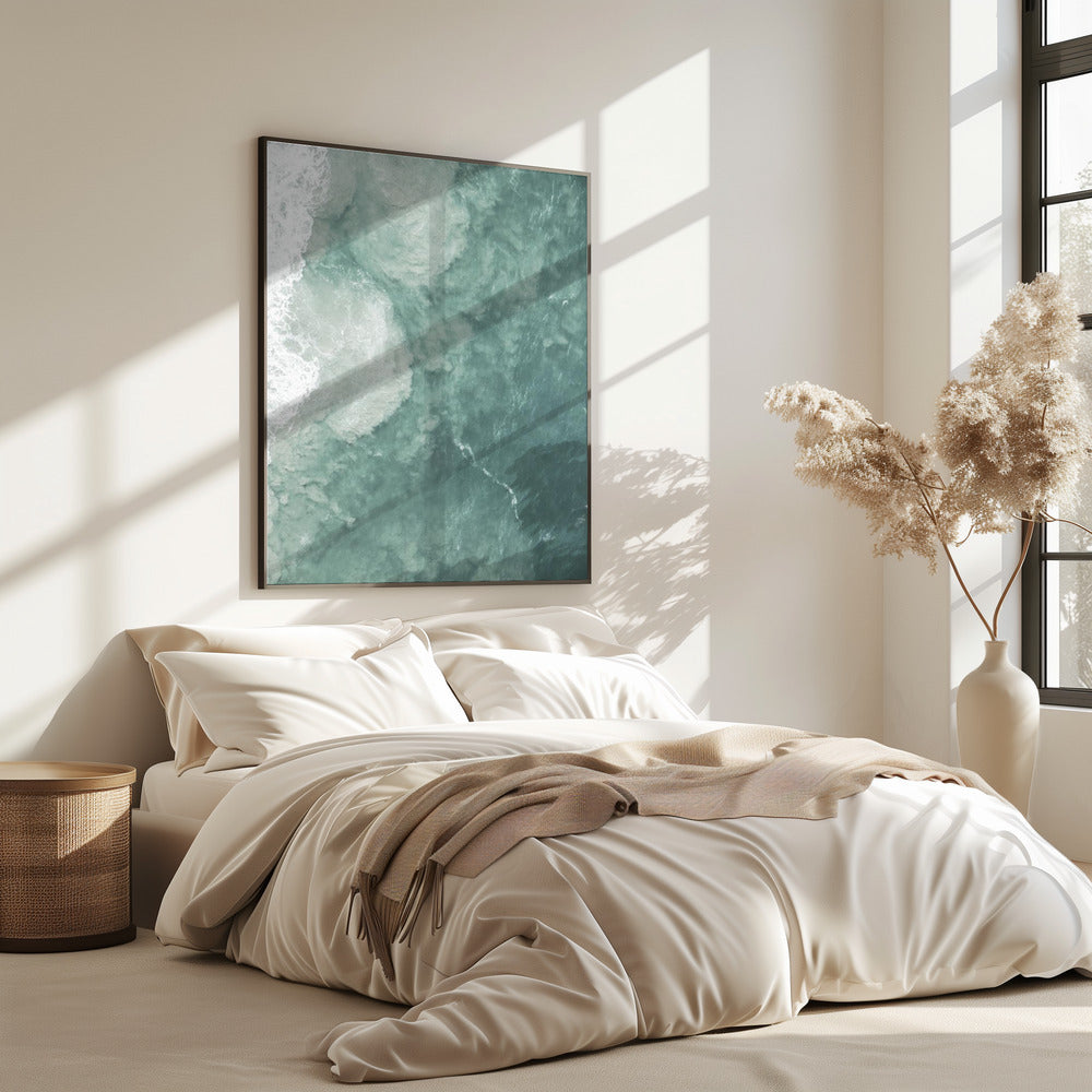 Ocean&#039;s Gentle Swirl | Poster