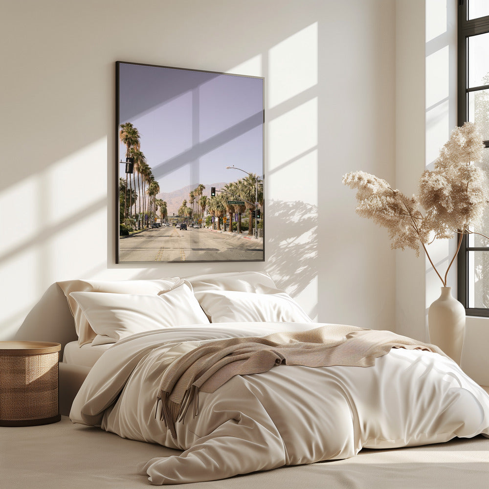 Palm-Lined Avenue | Poster