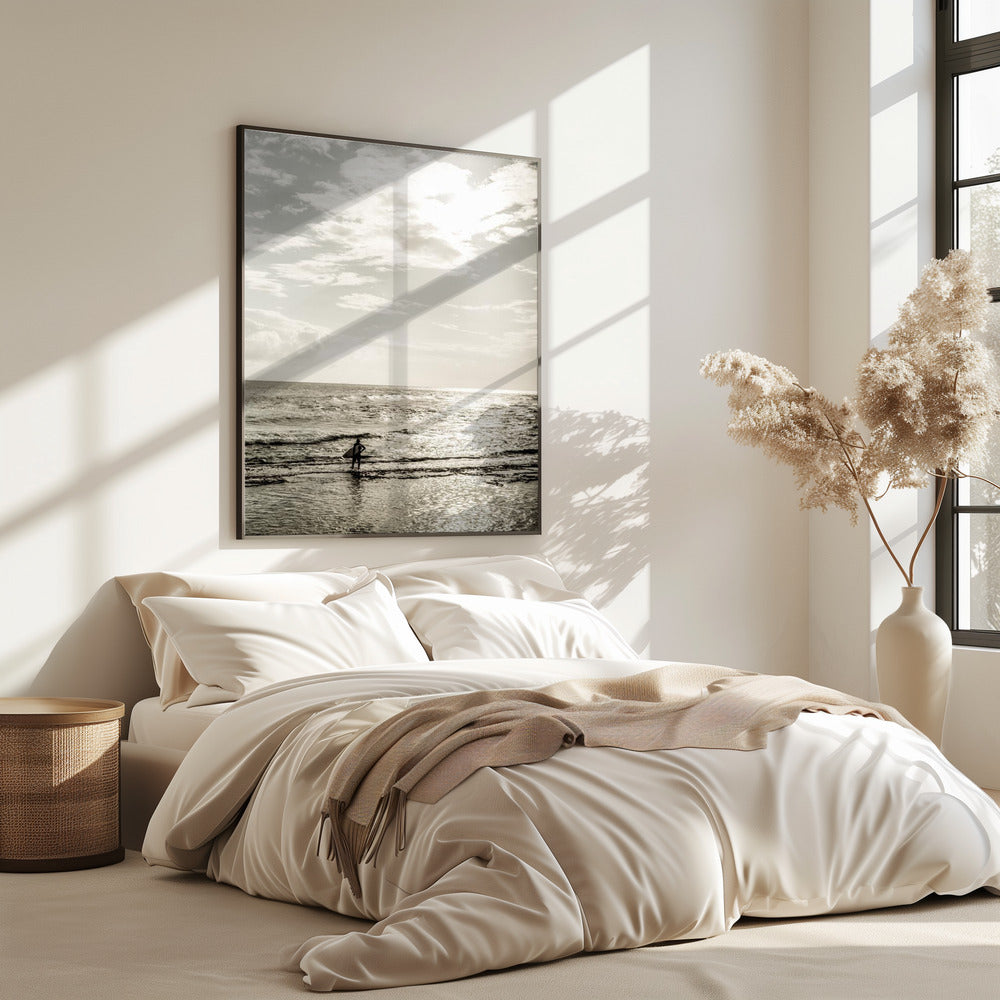 Surfer&#039;s Dawn Peace | Poster