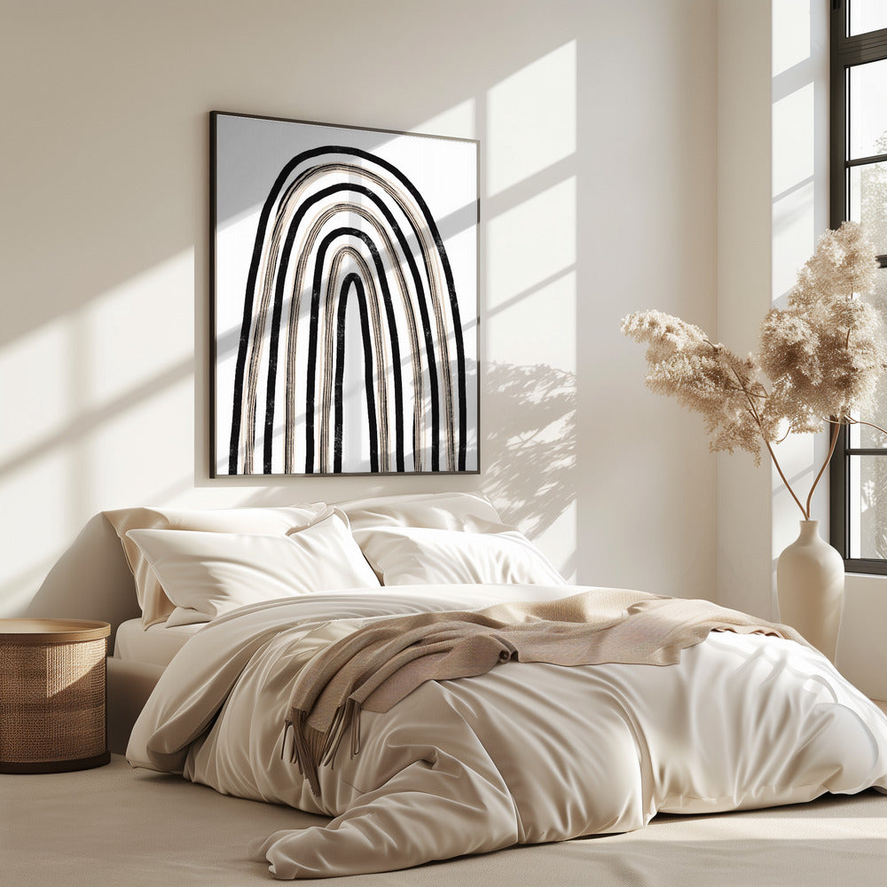 Monochrome Arches | Poster