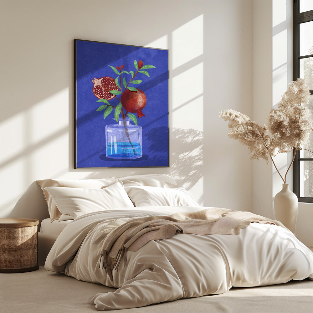 pomegranate in Vase | Poster