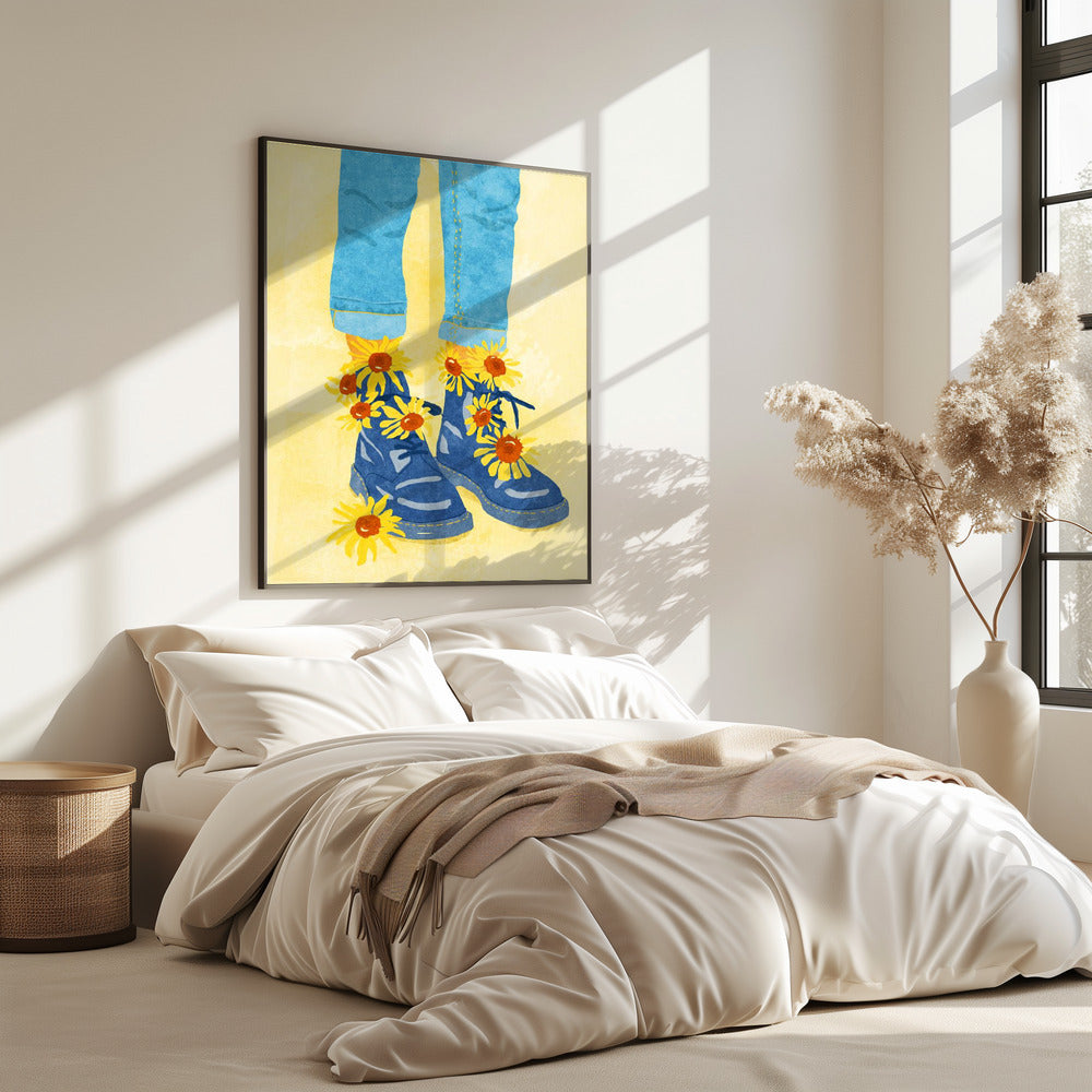 Sunflower Walk | Poster