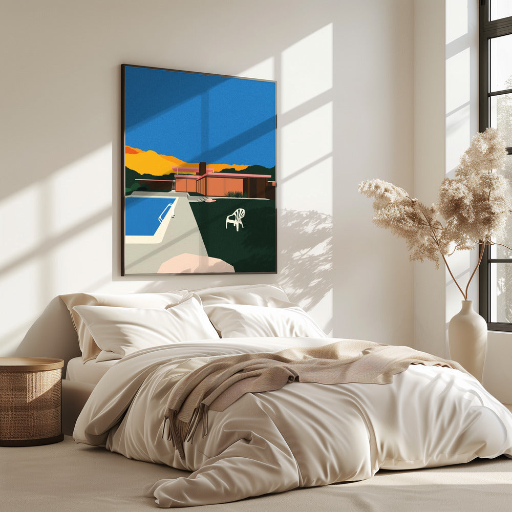 Kaufmann Desert House Poolside | Poster