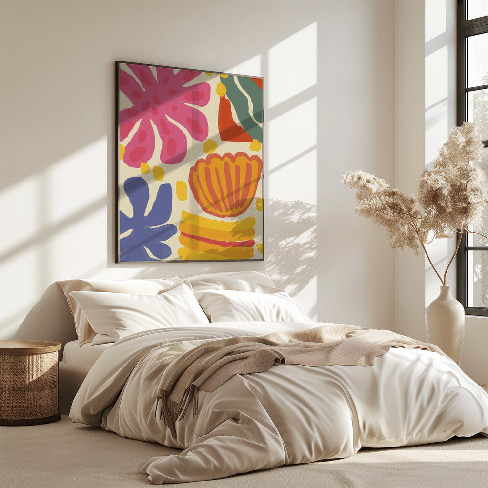 Vibrant Flora Dance | Poster