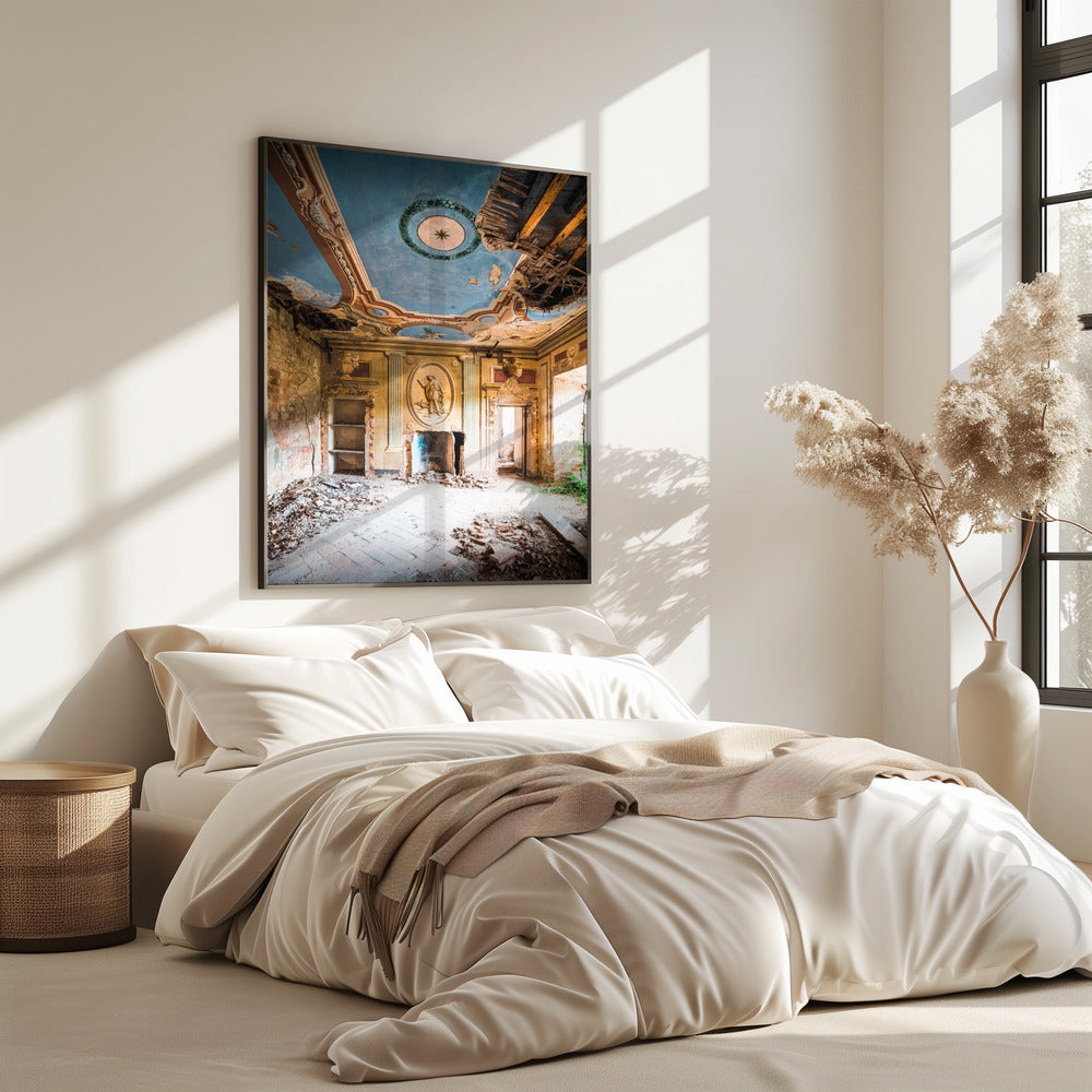 Abandoned Villa with Fresco | Poster