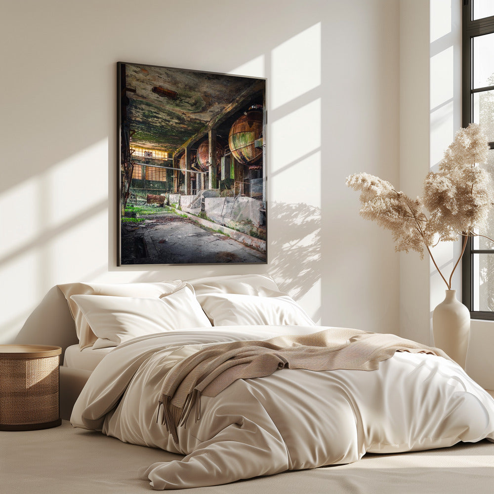 Rusty Industrial Balls | Poster